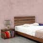 Hanah Home Fuga 160 Somier Doble para Colchón 160x200 cm, Tablero Partículas Melamina 18mm, Estructura Metálica, Nogal